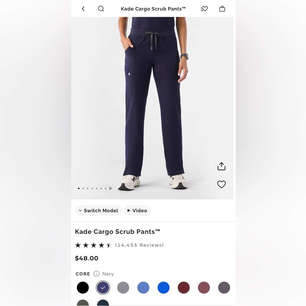 Figs Kade Cargo Scrub Pants - Picture 5 of 5